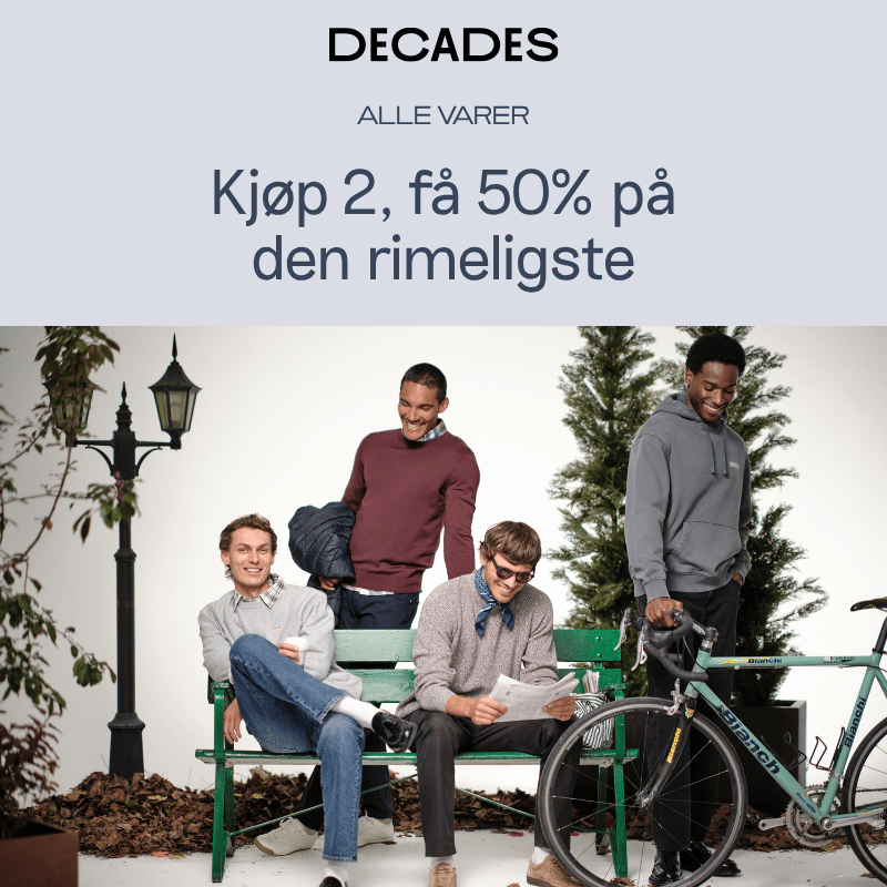 Kampanje alle varer Decades