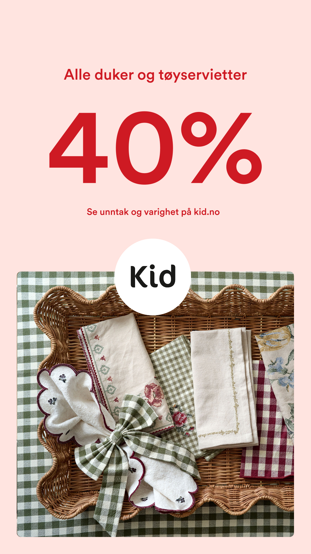 Bordtekstiler Kid Interiør