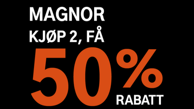 Magnor - Kjøp 2 varer, få 50% rabatt Kitch’n